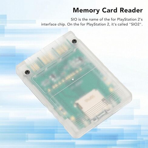 محول قارئ بطاقات MX4SIO SIO2SD TF لبطاقة الذاكرة، محول TF، محول بطاقة الذاكرة، قارئ بطاقة ذاكرة بديل ثابت مصنوع يدويًا لـ (أبيض) in Kuwait