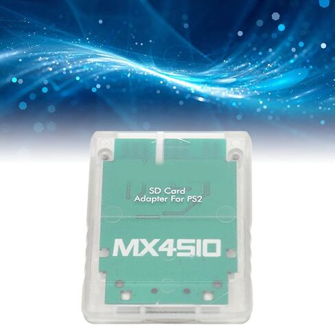 محول قارئ بطاقات MX4SIO SIO2SD TF لبطاقة الذاكرة، محول TF، محول بطاقة الذاكرة، قارئ بطاقة ذاكرة بديل ثابت مصنوع يدويًا لـ (أبيض) in Kuwait