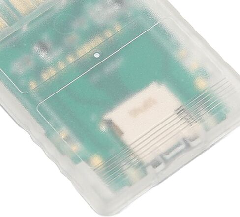 محول قارئ بطاقات MX4SIO SIO2SD TF لبطاقة الذاكرة، محول TF، محول بطاقة الذاكرة، قارئ بطاقة ذاكرة بديل ثابت مصنوع يدويًا لـ (أبيض) in Kuwait