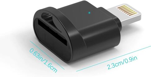 قارئ بطاقات TF وSD متعدد الوظائف - محول USB-C ومحول USB - أزرق - متوافق مع أجهزة الكمبيوتر المحمولة، ماك بوك، سامسونج جالاكسي، سلسلة 15 برو ماكس in Kuwait