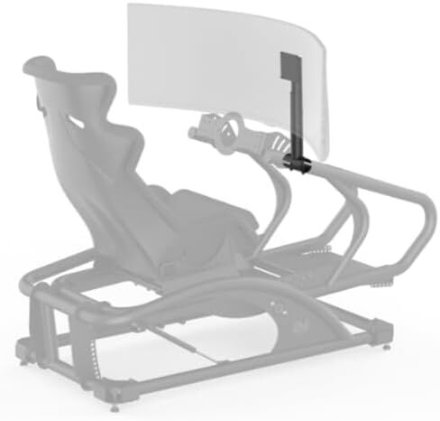 Dyn X Cockpit Monitor Mount – VESA 75x75 / 100x100 Compatible, Fits Single 49" Ultrawide Display, Direct Dyn X Frame Installation, Adjustable Driving Position, Stable & Immersive Sim Racing Setup in Kuwait