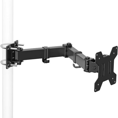 suptek Single Monitor Arm for Desk Mount Stand,Adjustable Monitor Arm for 13 to 32 inch Screen,Load Capacity 22lbs, Pole Adjustable Supports 0.8-2.4 Inch, VESA 75/100mm Black(MD6DBG) in Kuwait