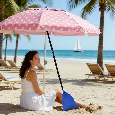 Baoblaze Empty Beach Umbrella Sandbag,Sand Anchor Weight,Portable Weight Bag,Fillable Sand Bag for Outdoor Indoor Garden Hiking Canopy in Kuwait