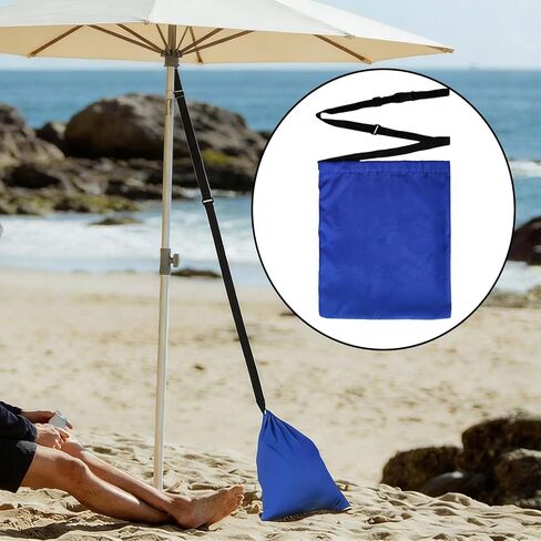 Baoblaze Empty Beach Umbrella Sandbag,Sand Anchor Weight,Portable Weight Bag,Fillable Sand Bag for Outdoor Indoor Garden Hiking Canopy in Kuwait