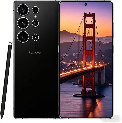 هواتف C24 Ultra غير مقفلة، هاتف ذكي 8 جيجابايت + 256 جيجابايت غير مقفل يعمل بنظام Android 14، هاتف خلوي بشاشة FHD 6.8 بوصة مع بطارية 6800 مللي أمبير في الساعة وكاميرا 48 ميجابكسل، وحدة المعالجة المركزية ثماني النواة/ نظام تحديد المواقع العالمي/ قفل الوجه/ in Kuwait