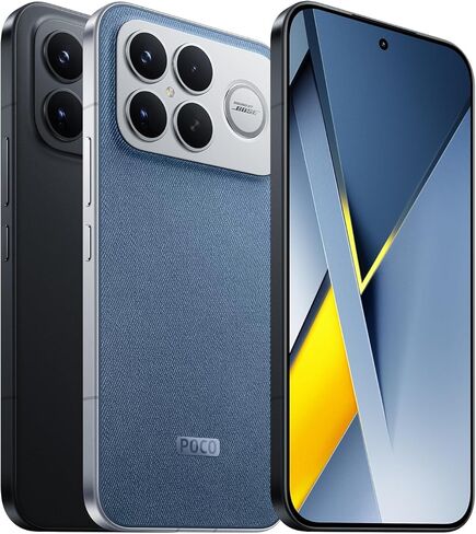 XIAOMI Poco F8 Ultra 5G Ai (متوافق مع Tmobile Mint Tello & Global) (256 جيجابايت + 12 جيجابايت) Ai 2K 6.9 بوصة Bose Sound 50MP Gamers Phone NFC ثنائي الشريحة غير مقفل موديل 2510DPC44G (أسود) in Kuwait