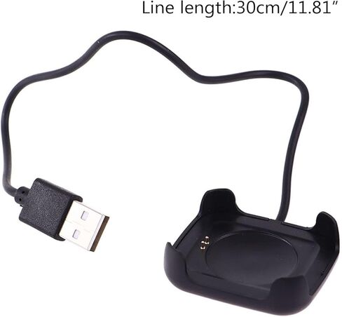 كابل شحن مغناطيسي للساعة الذكية HW22، قاعدة شحن USB، كابل أسود 30 سم، كابلات الساعة الذكية in Kuwait