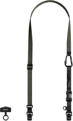 bitplay 3 in 1 Multi Use Phone Strap, Adjustable Crossbody, Neck, and Wrist Lanyard with Phone Tether Tab, Universal Strap in Kuwait