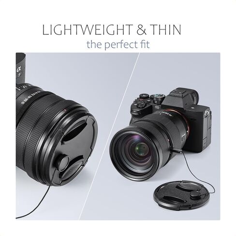 Lens Cap Compatible with FUJIFILM XC 13-33mm f/3.5-6.3 OIS Lens (Includes Cap Holder) in Kuwait