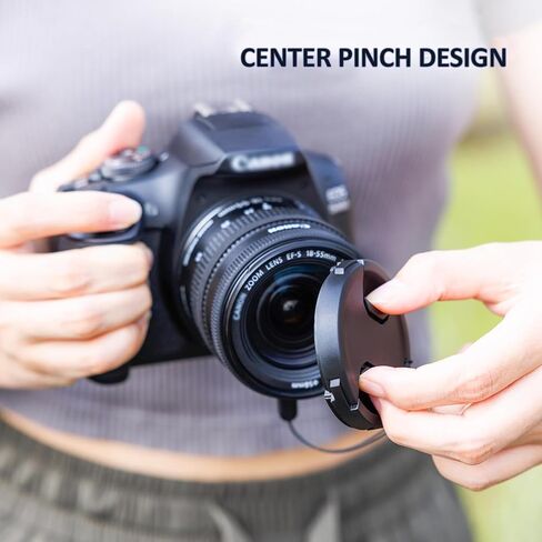Lens Cap Compatible with FUJIFILM XC 13-33mm f/3.5-6.3 OIS Lens (Includes Cap Holder) in Kuwait