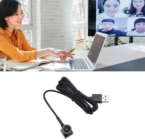 كاميرا ويب مركزية 1080P 2MP HD بكسل مدمجة في ميكروفون مدمج USB كاميرا ويب للاتصال بالعين لأجهزة الكمبيوتر المحمول in Kuwait