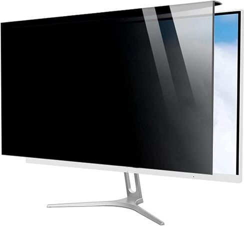 Hanging Privacy Screen for Computer Monitor 32 inch, Block Blue Light Glare Shield, Anti-Spy Removable Hanging Acrylic Privacy Screen Protection Panel in Kuwait