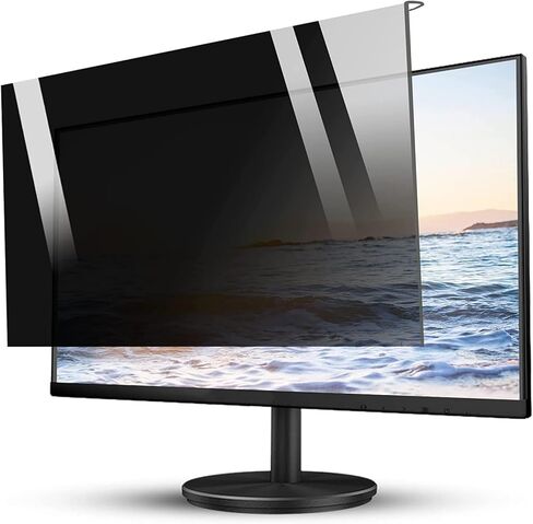 Hanging Type Computer Privacy Screen Filter - 27 Inch 16:9 Widescreen Monitor, Acrylic High Transparency Eye Protection Anti Blue Light & Glare Screen Protector Panel in Kuwait
