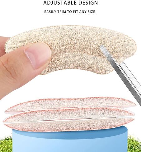 Small Heel Liner, Heel Cushion Inserts, Small Pads, Grips for Loose Shoe (2 Pairs-Pink) in Saudi Arabia