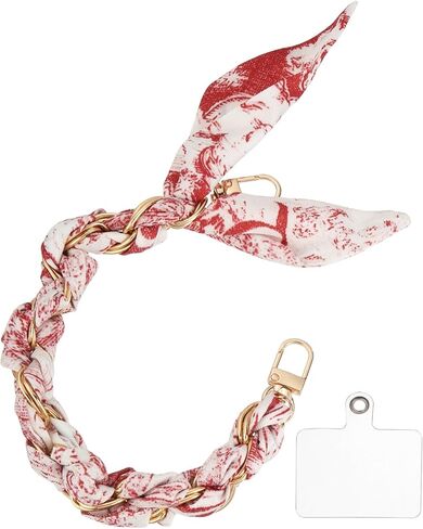 uxcell Scarf Cell Phone Wristlet Chain Strap, Phone Wrist Lanyard with Tether Tabs in Saudi Arabia