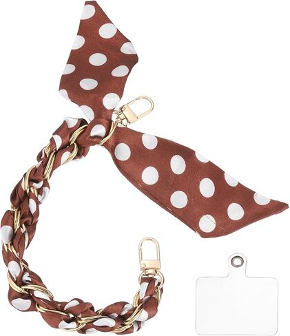 uxcell Scarf Cell Phone Wristlet Chain Strap, Phone Wrist Lanyard with Tether Tabs in Saudi Arabia