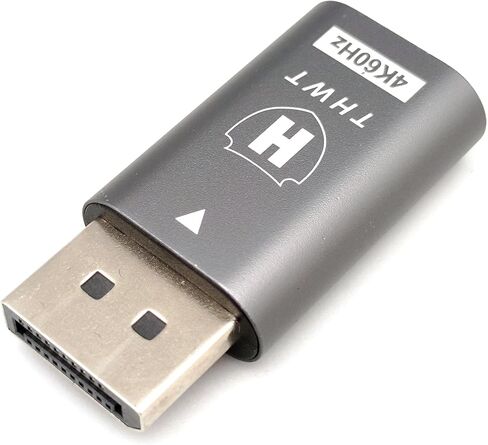 4K60 Displayport 1.2 EDID محاكي بدون رأس (الطراز: DP4K-E)، يدعم محاكاة EDID، 3840x2160@60 هرتز، إعداد مسبق EDID، التوصيل والتشغيل لسطح المكتب البعيد وإدارة الخادم بدون رأس in Kuwait