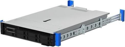 RackSolutions 2U Cobra 115-A حاجز منزلق جاف لـ Dell - متوافق مع خوادم PowerEdge 2U Dell، ويدعم رفوف ذات عمودين و4 أعمدة in Kuwait