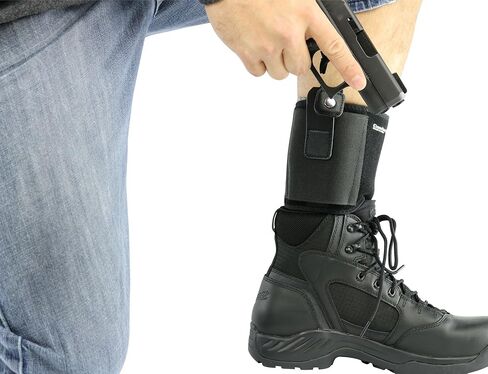Ultimate Ankle Holster by ComfortTac, Compatible with Glock 42, 43, 36, 26, Smith and Wesson Bodyguard .380.38, Ruger LCP, LC9, Sig Sauer, and Similar Guns in Kuwait