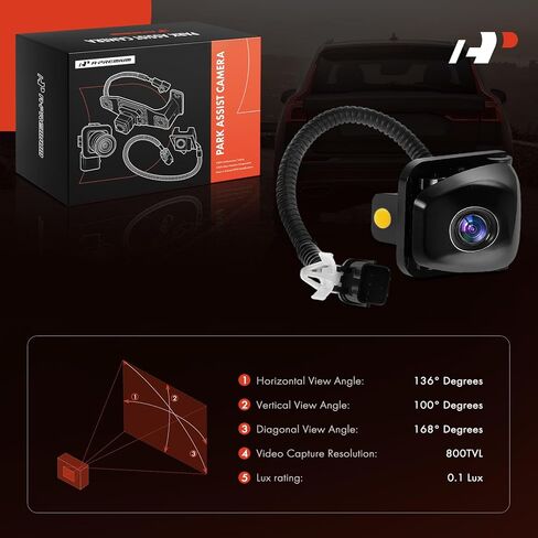 A-Premium Park Assist Camera Rear View Backup Reverse Camera Compatible with Kia Models - 2014 2015 2016 Forte/Forte Koup in Kuwait