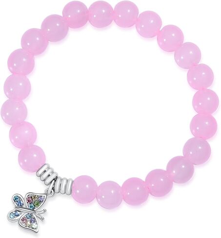 Gemstone Butterfly Handmade Bracelet, Teen Girl Gifts, Stuff for Teen Girls, Sweet 16 Gifts for Girls, Gift for Girl Women Family Friends Christmas in Saudi Arabia