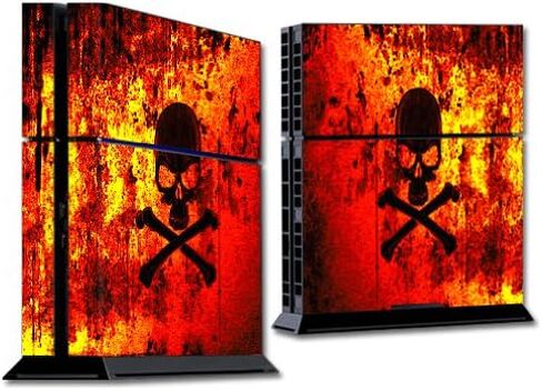 MightySkins Skin Compatible with Sony PS4 Console - Bio Skull | Protective, Durable, and Unique Vinyl Decal wrap Cover | Easy to Apply, Remove, and Change Styles | Made in The USA in Kuwait