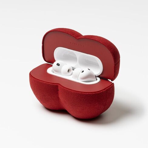 حافظة CASETiFY Red Cherry AirPods Pro 3 مع حلقة [حافظة سماعات أذن 2 في 1 وحقيبة أنيقة / سهلة التركيب / مقاومة للصدمات] in Kuwait