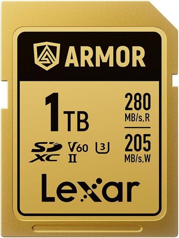 بطاقة ذاكرة Lexar Armor Gold سعة 1 تيرابايت UHS-II V60 SDXC in Kuwait