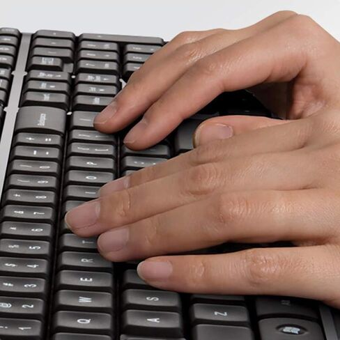 لوجيتك مجموعة الأداء اللاسلكي MX800، لوحة مفاتيح بإضاءة خلفية، ماوس USB لاسلكي للكمبيوتر الشخصي in Kuwait