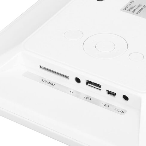 إطار صور رقمي مقاس 10 بوصة من SUNGOOYUE، إطار صورة إلكتروني LCD مع عرض شرائح تلقائي USB وبطاقة SD تدعم تشغيل فيديو MP3، وجهاز تحكم عن بعد مدمج في مكبرات الصوت، لديكور المنزل والمكتب (قابس الولايات المتحدة) in Kuwait