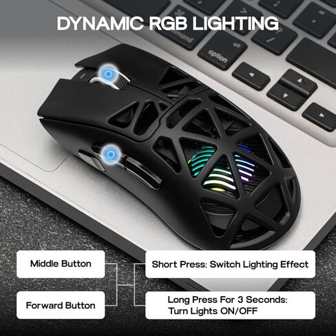 لوحة مفاتيح MechLands Aula F-NB98 الشفافة مع ماوس ألعاب الإضاءة SC620 RGB in Kuwait