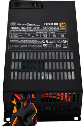 Silverstone Technology FX350-G-VT Flex ATX 1U 350 Watt 80 Plus Gold Power Supply with Fixed Cables, SST-FX350-G-VT in Kuwait