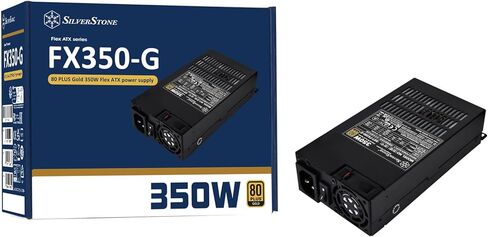 Silverstone Technology FX350-G-VT Flex ATX 1U 350 Watt 80 Plus Gold Power Supply with Fixed Cables, SST-FX350-G-VT in Kuwait
