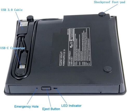 إصدار USB خارجي يعمل على موقد التشغيل الساخن القابل للتبديل متوافق مع ترتيبات منصة الكمبيوتر /10/8.1/7 السريعة in Kuwait
