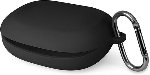 Geiomoo Silicone Case for JBL Endurance Peak 4, Soft Flexible Scratch Resistant Protective Cover with Carabiner (Black) in Kuwait