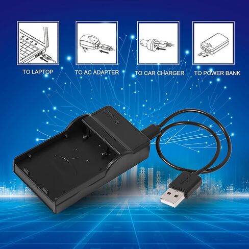 DAN&DRE JTLChargeBattery USB Cable Charger EN - EL5 for P6000 / S10r Safe 9×5×3 شاحن كابل USB للبطارية EN - EL5 for in Kuwait