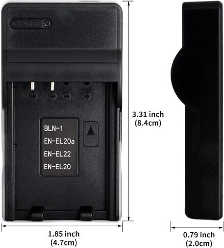 شاحن USB EN-EL20 لكاميرات نيكون 1 AW1، 1 J1، 1 J2، 1 J3، 1 J4، 1 S1، 1 S2، 1 V3، كاميرا Coolpix A والمزيد in Kuwait
