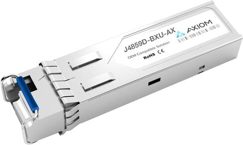 Axiom Memory - J4859D-BXU-AX - Axiom 1000Base-BX10-U SFP Transceiver for Aruba - J4859D-BXU (Upstream) - For Optical Network, Data Networking - 1 x LC Simplex 1000Base-BX10-U Network - Optical Fiber - in Kuwait