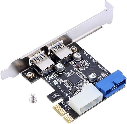 محول بطاقة توسيع PCIE إلى USB3.0 يتميز بسهولة التركيب وسرعات نقل البيانات السريعة للفتحات المتوافقة، وهو مثالي للمستخدمين in Kuwait