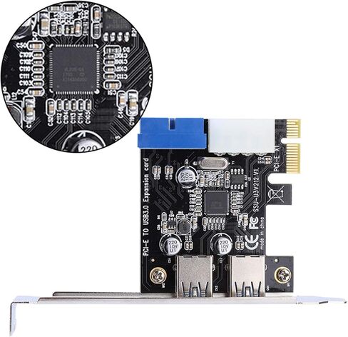 محول بطاقة توسيع PCIE إلى USB3.0 يتميز بسهولة التركيب وسرعات نقل البيانات السريعة للفتحات المتوافقة، وهو مثالي للمستخدمين in Kuwait