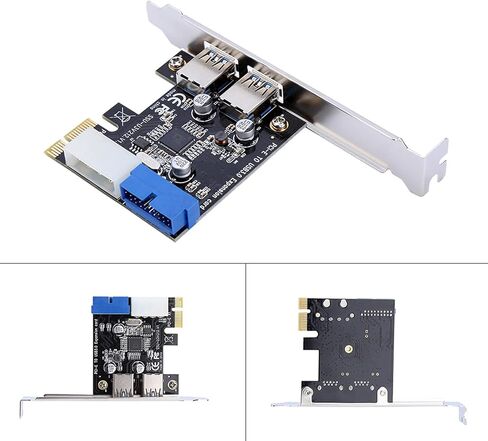 محول بطاقة توسيع PCIE إلى USB3.0 يتميز بسهولة التركيب وسرعات نقل البيانات السريعة للفتحات المتوافقة، وهو مثالي للمستخدمين in Kuwait