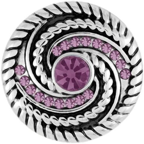 Ginger Snaps Flamingo, 20 Millimeter, Pink, Rhodium Plated, Women, Jewelry and Accessories in Kuwait
