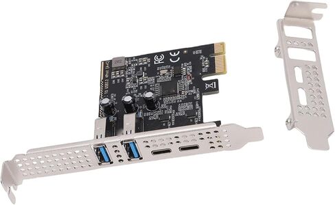 بطاقة توسيع Naroote PCIe إلى USB 3.2 Gen 1، محول PCI Express بعرض النطاق الترددي 5 جيجابت في الثانية، بطاقة منافذ من النوع C من النوع A مع توافق سطح المكتب، مثالية لتوسيع سطح المكتب in Kuwait