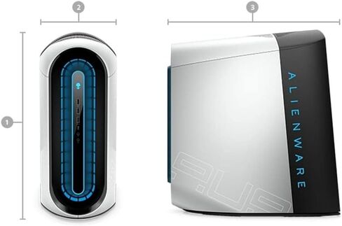كمبيوتر مكتبي Dell Alienware Aurora R12 | Core i5-11400F - محرك الأقراص الصلبة 1 تيرابايت HDD - ذاكرة الوصول العشوائي 16 جيجابايت - Nvidia GeForce RTX 3060 Ti | 6 مراكز بسرعة 4.4 جيجا هرتز - 8 جيجا بايت GDDR6 Win 11 Home White (متجدد) in Kuwait