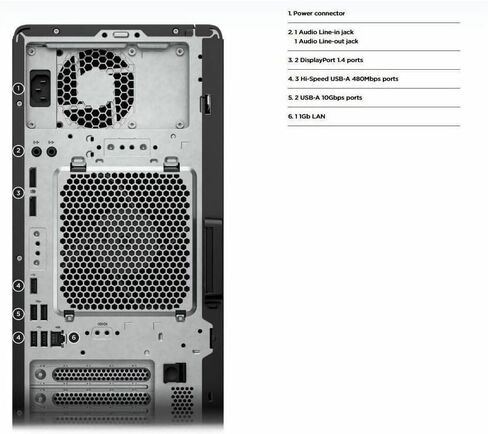 محطة عمل HP Z2 G1i - برج - Intel Core Ultra 9 285K - رام 32 جيجا بايت - SSD 1 تيرابايت - رسومات NVIDIA 20 جيجا بايت - Windows 11 Pro - شريحة Intel W880 - لوحة مفاتيح إنجليزية - إيثرنت - أسود in Kuwait
