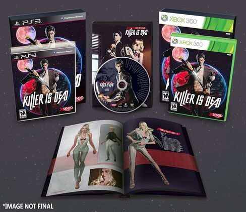 Killer Is Dead: إصدار محدود [الطباعة الأولى لجهاز Xbox 360، كتاب فني، قرص مضغوط للموسيقى] جديد in Kuwait