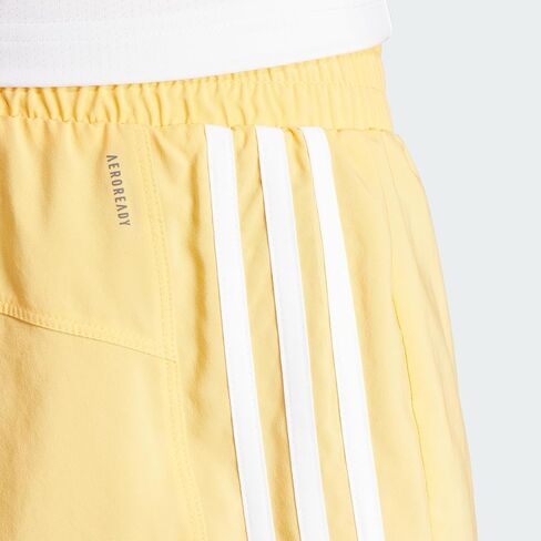 شورت نسائي من Adidas Pacer Training 3-Stripes منسوج عالي الارتفاع in Saudi Arabia