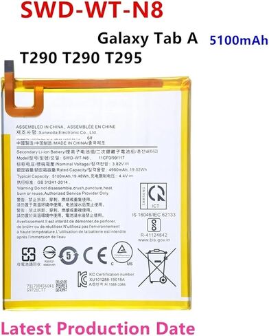 SWD-WT-N8 5100mAh Replacement Battery for Tab A 8.0 2019 SM-T290 T290 T295+Tools in Kuwait