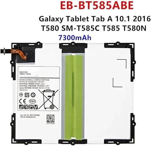 EB-BT585ABE 7300mAh Battery for Tablet Tab A 10.1 2016 T580 SM-T585C T585 T580N with Tools in Kuwait