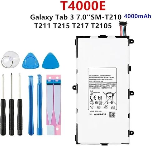 بطارية T4000E بقدرة 4000 مللي أمبير في الساعة لجهاز Tab 3 7.0 بوصة T211 T210 T215 T217A T210R T2105 P3210 P3200 مع أدوات in Kuwait